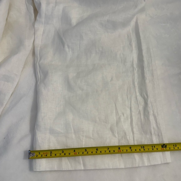 N A-K D     White Linen High-Waist Culottes size 6 NWT - Picture 15 of 16